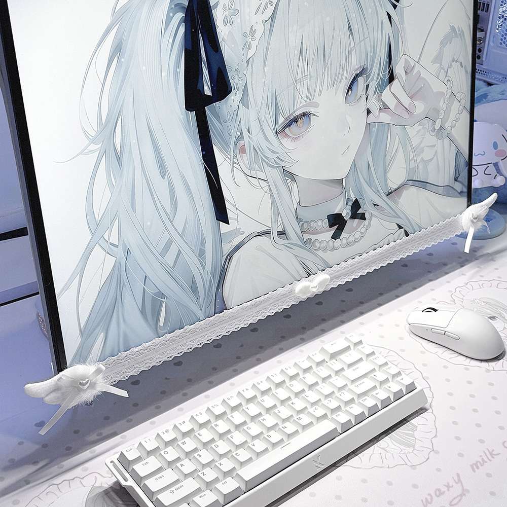 New Screen Decor White Lace Mo - огляд і ціна Office Technologies