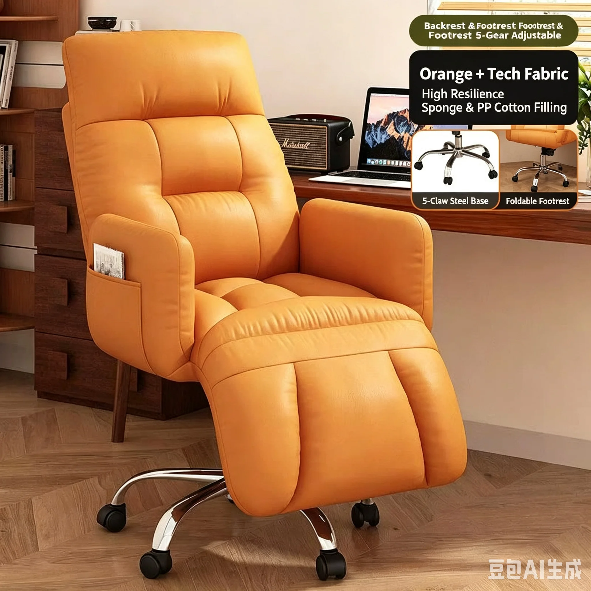 5 Gear Adjustable Recliner Off - огляд і ціна Office Tech Gear