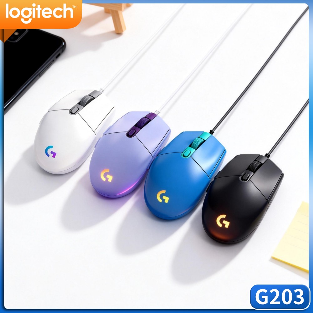 Logitech G203 LIGHTSYNC Wired  - огляд і ціна Logitech Mouse G203