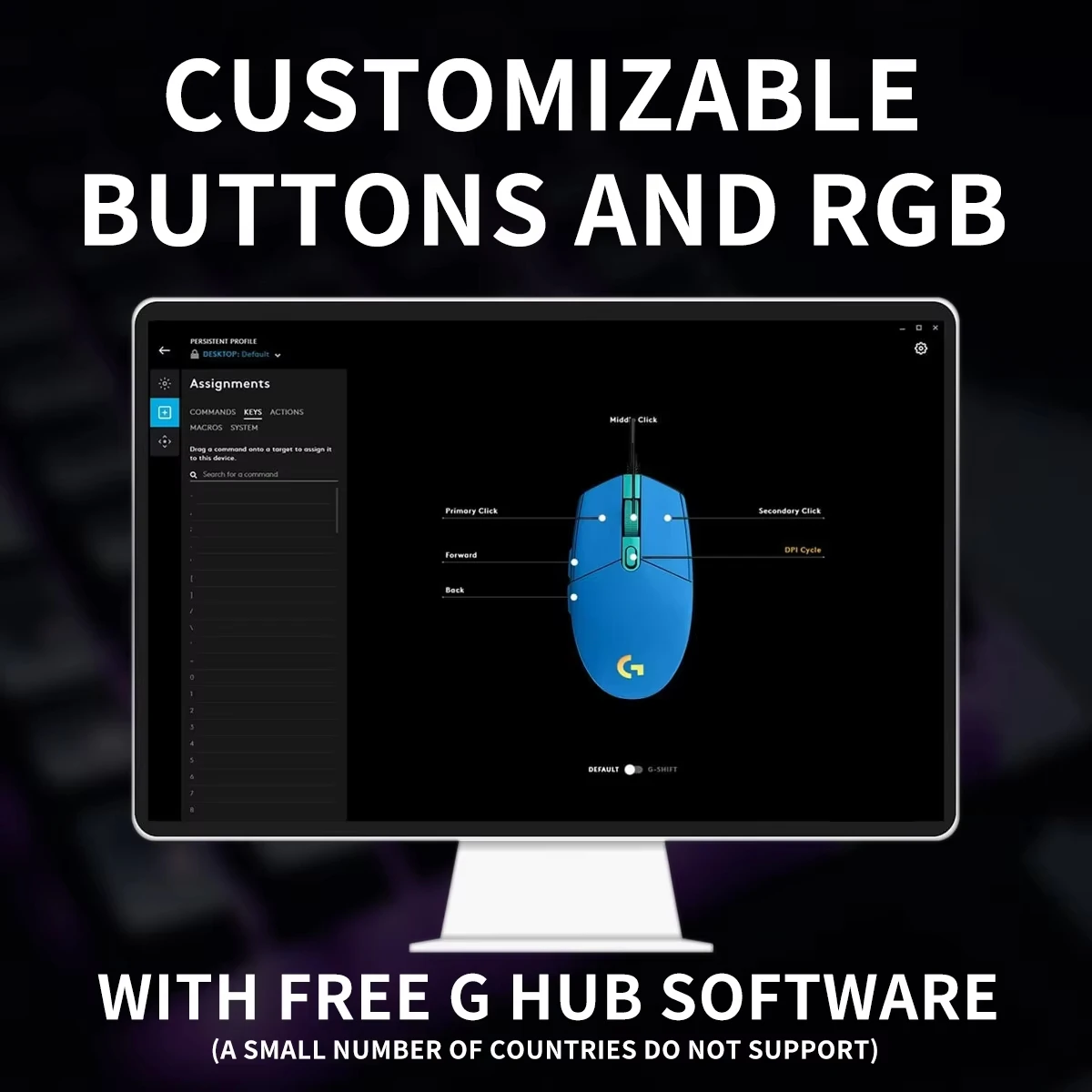 Logitech G203 LIGHTSYNC Wired  - огляд і ціна Logitech Mouse G203